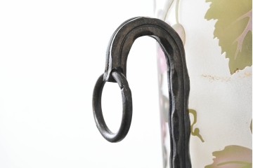 中古　エミール・ガレ風(Emile Galle)　ぶどう柄のフロアスタンド　(R-087373)