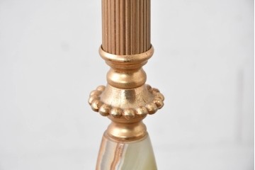 海外ヴィンテージ　真鍮ベースのフロアスタンド　(R-087374)