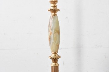 海外ヴィンテージ　真鍮ベースのフロアスタンド　(R-087374)