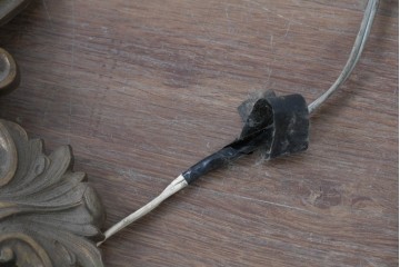 海外ヴィンテージ　真鍮ベースのフロアスタンド　(R-087374)