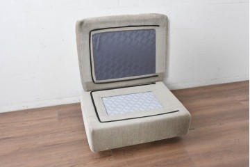 中古　arflex(アルフレックス)　GALE(ガーレ)　やわらかな座り心地が魅力のキャスター付きオットマン　定価約36万円　(R-087376)