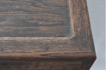 和製アンティーク　レトロな透かし彫り入り本箱　(R-087378)