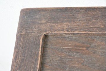 和製アンティーク　レトロな透かし彫り入り本箱　(R-087378)