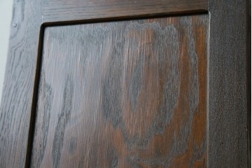 和製アンティーク　レトロな透かし彫り入り本箱　(R-087378)