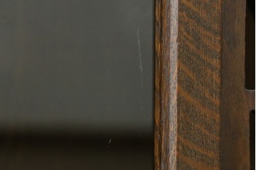 和製アンティーク　レトロな透かし彫り入り本箱　(R-087378)
