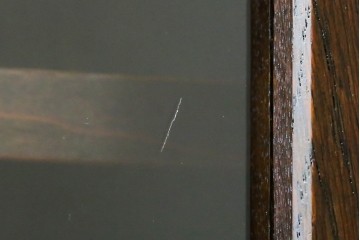 和製アンティーク　レトロな透かし彫り入り本箱　(R-087378)