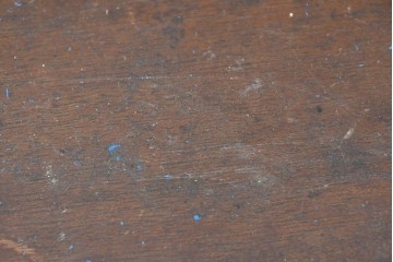 和製アンティーク　人気の薄型　圧迫感なく取り入れやすい片袖机　(R-087379)