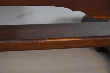 和製ヴィンテージ　高級品!!　指物工芸家具　桑材　優美な佇まいの姿見　(R-087380)