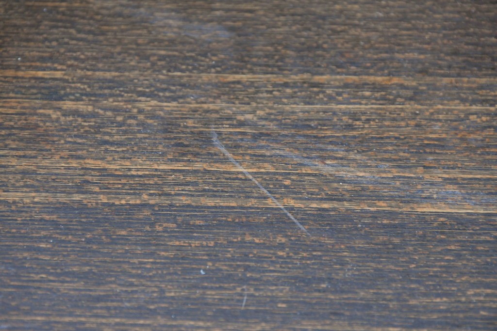 和製アンティーク　上手物!!　栓材　上置き棚付き　引き出し6杯のカウンターデスク　(R-087382)