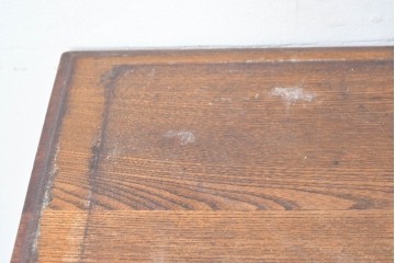 和製アンティーク　上手物!!　栓材　上置き棚付き　引き出し6杯のカウンターデスク　(R-087382)