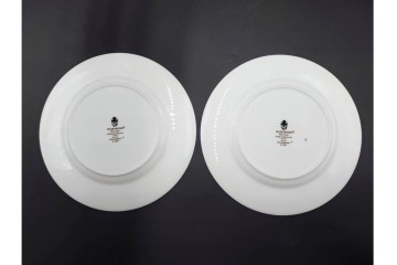 イギリス　WEDGWOOD(ウェッジウッド)　直径約18cm　ワイルドストロベリーシリーズのプレート6枚セット　(R-087384)