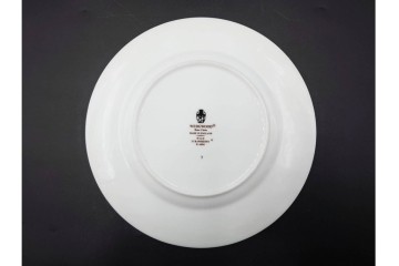 イギリス　WEDGWOOD(ウェッジウッド)　直径約18cm　ワイルドストロベリーシリーズのプレート6枚セット　(R-087384)