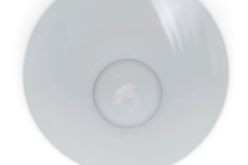 深川製磁　染錦　高さ約32cm　木蓮孔雀が印象的な花瓶　(R-087387)