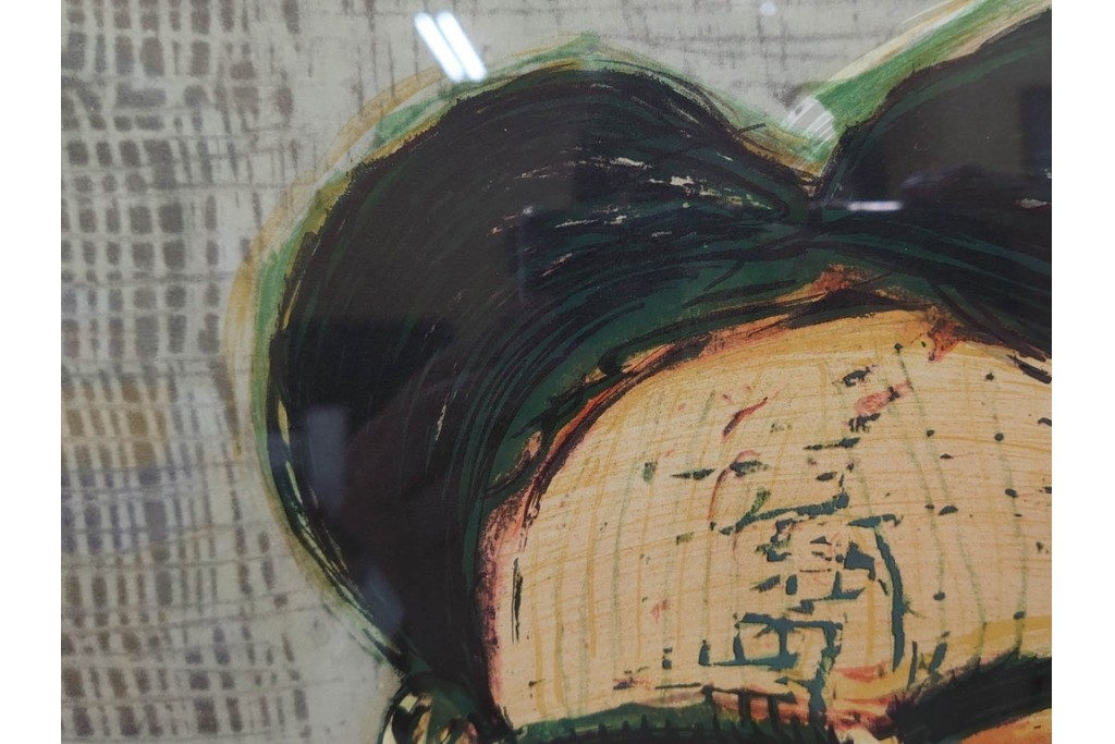 真作　パブロ・ピカソ　「ドラ・マールの肖像」　人物画のリトグラフポスター　外箱付き　(R-087393)