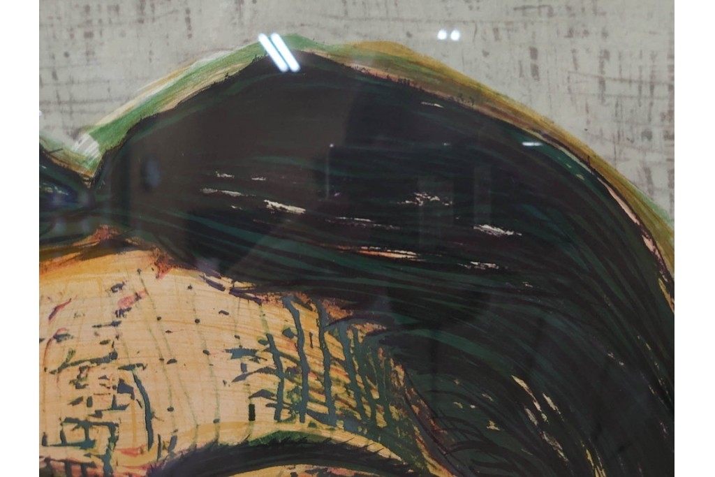 真作　パブロ・ピカソ　「ドラ・マールの肖像」　人物画のリトグラフポスター　外箱付き　(R-087393)