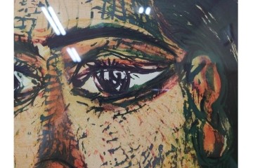 真作　パブロ・ピカソ　「ドラ・マールの肖像」　人物画のリトグラフポスター　外箱付き　(R-087393)