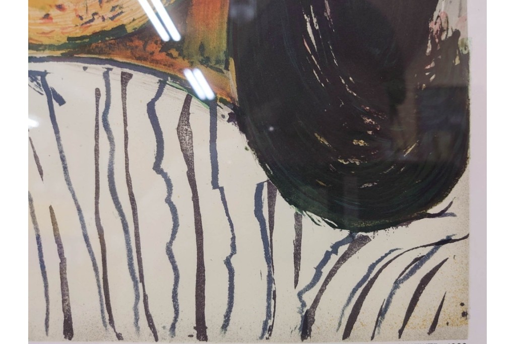 真作　パブロ・ピカソ　「ドラ・マールの肖像」　人物画のリトグラフポスター　外箱付き　(R-087393)