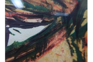 真作　パブロ・ピカソ　「ドラ・マールの肖像」　人物画のリトグラフポスター　外箱付き　(R-087393)