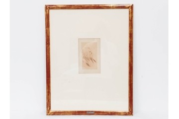 真作　アンリ・ド・トゥールーズ=ロートレック　ドライポイント(銅版画)　「シャルル・モーラン」　外箱付き　(R-087394)