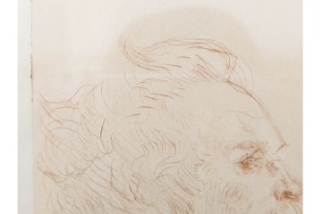 真作　アンリ・ド・トゥールーズ=ロートレック　ドライポイント(銅版画)　「シャルル・モーラン」　外箱付き　(R-087394)