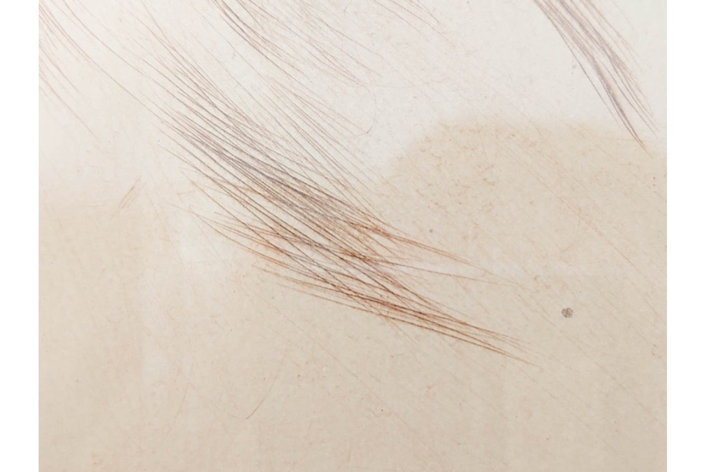 真作　アンリ・ド・トゥールーズ=ロートレック　ドライポイント(銅版画)　「シャルル・モーラン」　外箱付き　(R-087394)