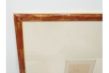 真作　アンリ・ド・トゥールーズ=ロートレック　ドライポイント(銅版画)　「シャルル・モーラン」　外箱付き　(R-087394)