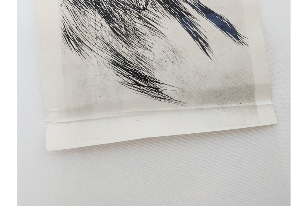 真作　アンリ・ド・トゥールーズ=ロートレック　ドライポイント(銅版画)　「シャルル・モーラン」　外箱付き　(R-087394)