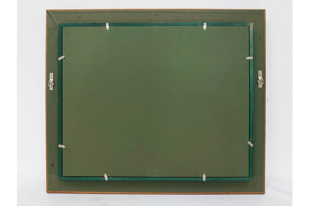 真作　塗師祥一郎作　油彩　F6号　「雪後の川」　雪景色を描いた絵画　外箱付き　(R-087395)