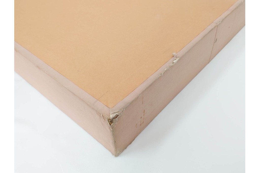 真作　塗師祥一郎作　油彩　F6号　「雪後の川」　雪景色を描いた絵画　外箱付き　(R-087395)