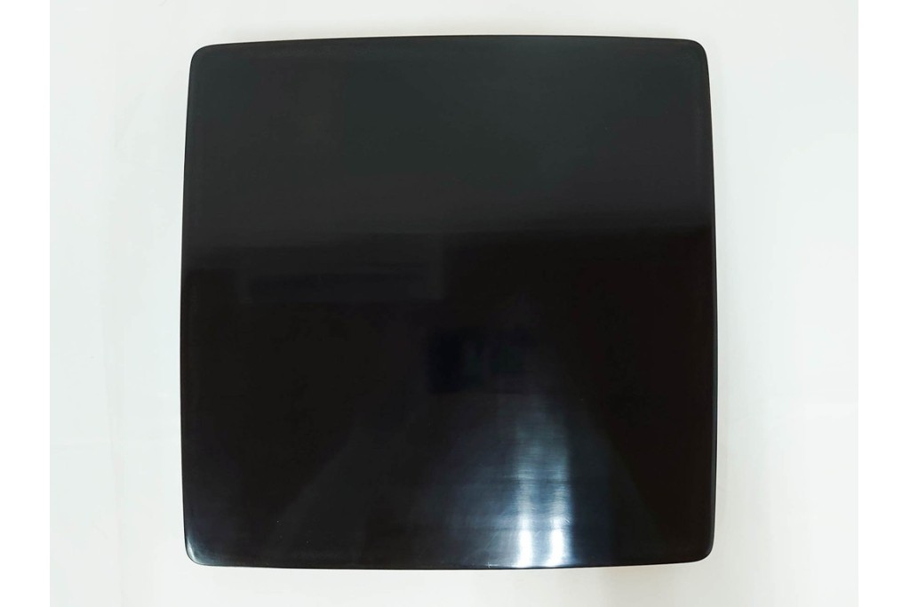 大正から昭和初期　輪島塗　在銘　松喰鶴文の蒔絵が上品な四方盆5点セット　(R-087399)