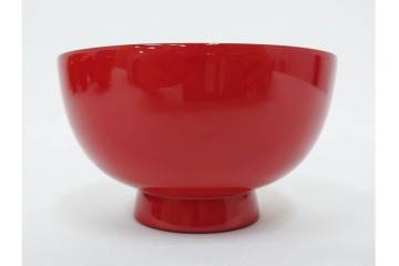 輪島塗　木製　蒔絵が美しい吸物椀(桂月堂)5点・銘々皿(寛山)5点セット　共箱付き　(R-087400)