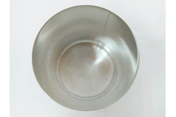 純銅手打の茶托5点/瑞正造　銅製鋲打の茶筒・鎚目模様の托子10点/玉川堂　計15点セット　共箱付き　(R-087403)