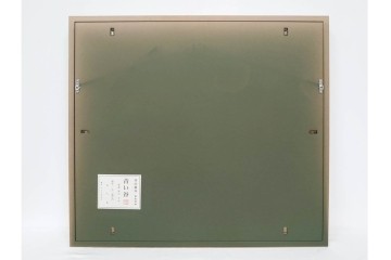 真作　新復刻画　東山魁夷　監修 東山すみ　HC/250　「青い谷」　霧に包まれた深い森と滝が美しいリトグラフ　外箱付き　(R-087404)
