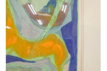 真作　マリノ・マリーニ　エッチング　「Marino from Shakespeare VII」　抽象的な人物と馬を描いた銅版画　外箱付き　(R-087409)