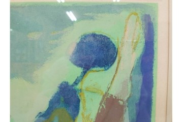 真作　マリノ・マリーニ　エッチング　「Marino from Shakespeare VII」　抽象的な人物と馬を描いた銅版画　外箱付き　(R-087409)