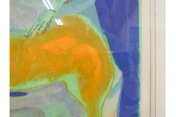真作　マリノ・マリーニ　エッチング　「Marino from Shakespeare VII」　抽象的な人物と馬を描いた銅版画　外箱付き　(R-087409)