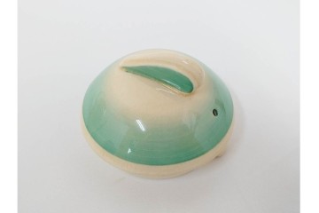 イギリスヴィンテージ　Susie Cooper(スージークーパー)　スワンシースプレイ　ティーポット・クリーマー・プレート・カップ&ソーサー・トリオ6客　洋食器セット　(R-087415)