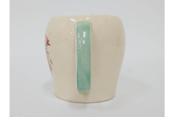 イギリスヴィンテージ　Susie Cooper(スージークーパー)　スワンシースプレイ　ティーポット・クリーマー・プレート・カップ&ソーサー・トリオ6客　洋食器セット　(R-087415)