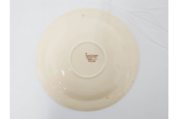 イギリスヴィンテージ　Susie Cooper(スージークーパー)　スワンシースプレイ　ティーポット・クリーマー・プレート・カップ&ソーサー・トリオ6客　洋食器セット　(R-087415)