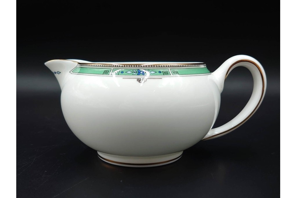 イギリス　WEDGWOOD(ウェッジウッド)　JADE(ジェイド)　クリーマー・トリオ6客セット　(R-087416)