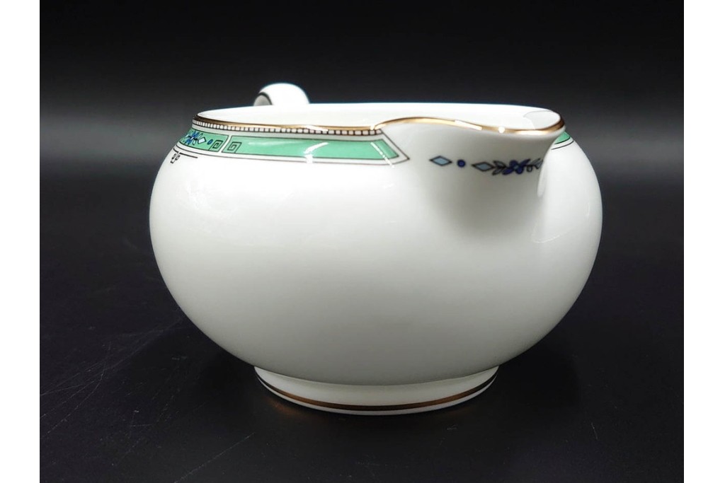 イギリス　WEDGWOOD(ウェッジウッド)　JADE(ジェイド)　クリーマー・トリオ6客セット　(R-087416)