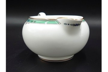 イギリス　WEDGWOOD(ウェッジウッド)　JADE(ジェイド)　クリーマー・トリオ6客セット　(R-087416)