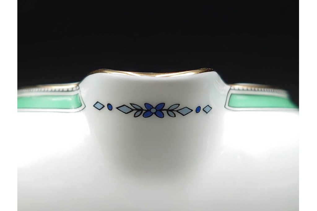 イギリス　WEDGWOOD(ウェッジウッド)　JADE(ジェイド)　クリーマー・トリオ6客セット　(R-087416)