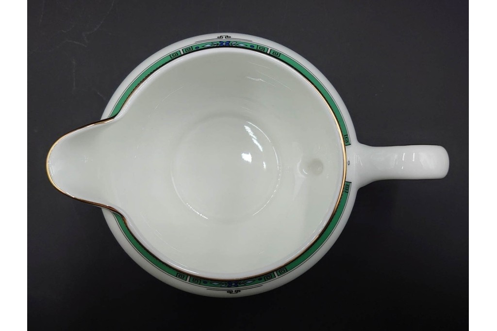 イギリス　WEDGWOOD(ウェッジウッド)　JADE(ジェイド)　クリーマー・トリオ6客セット　(R-087416)
