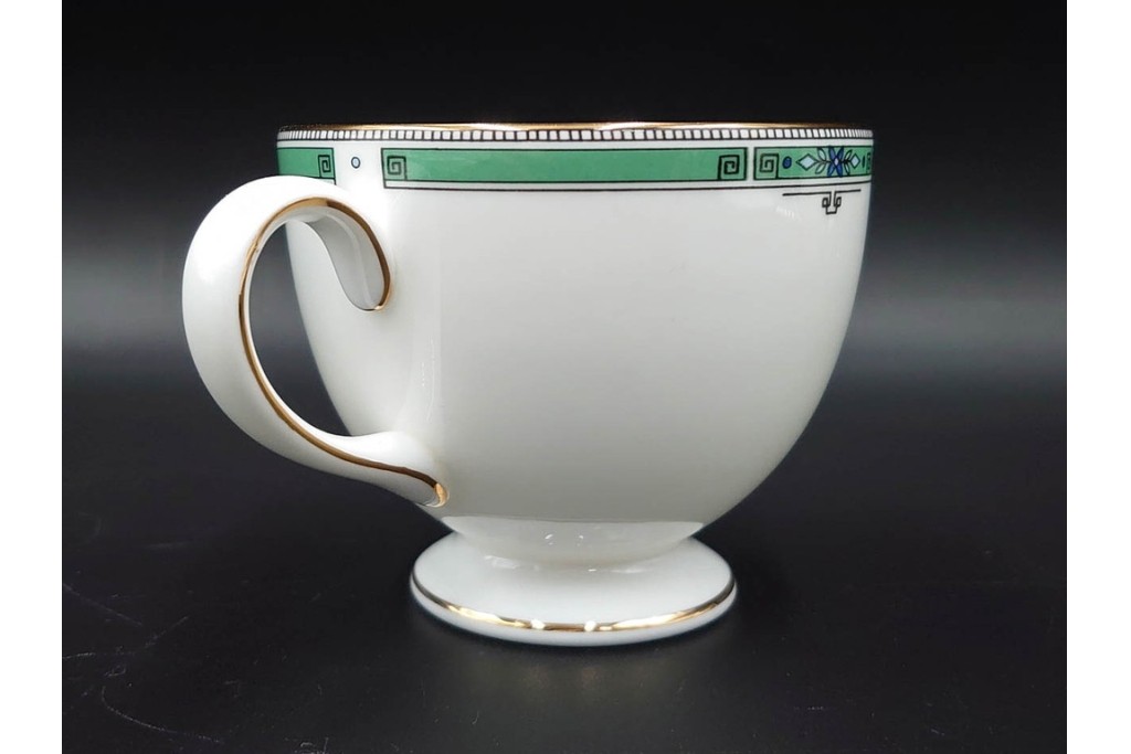 イギリス　WEDGWOOD(ウェッジウッド)　JADE(ジェイド)　クリーマー・トリオ6客セット　(R-087416)