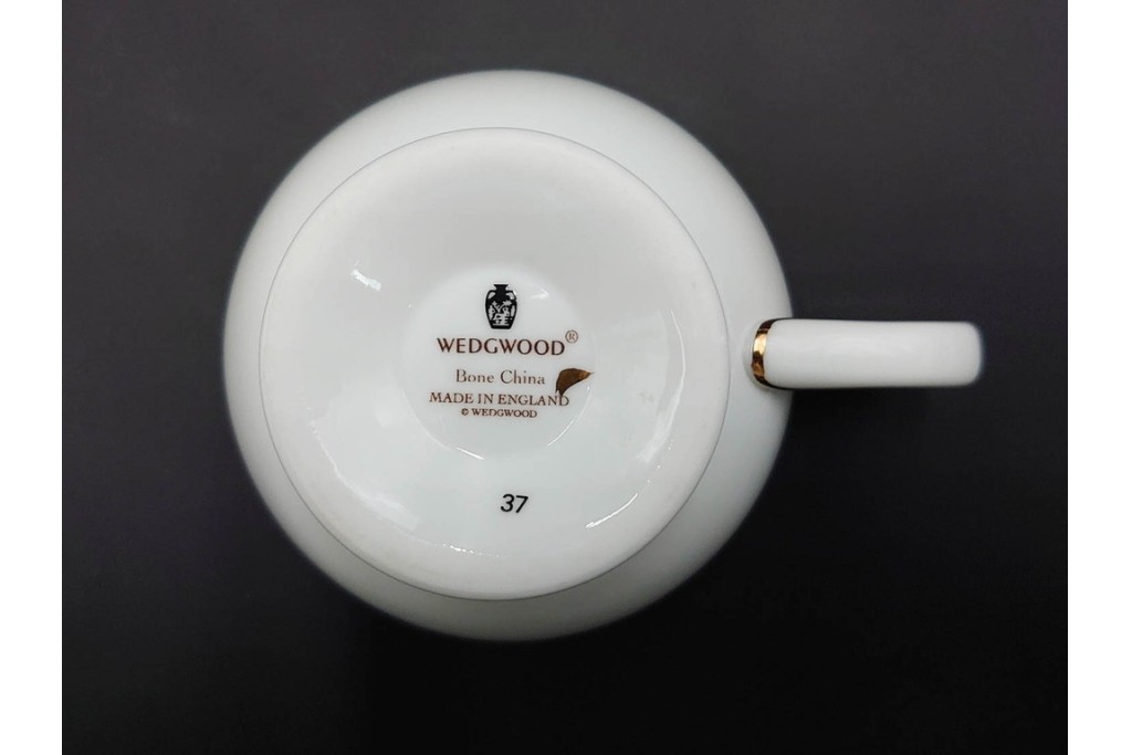 イギリス　WEDGWOOD(ウェッジウッド)　JADE(ジェイド)　クリーマー・トリオ6客セット　(R-087416)