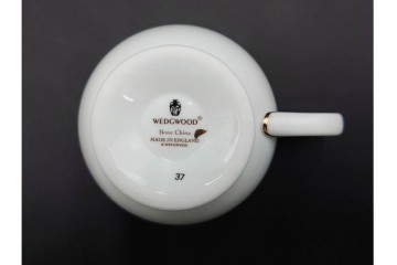 イギリス　WEDGWOOD(ウェッジウッド)　JADE(ジェイド)　クリーマー・トリオ6客セット　(R-087416)
