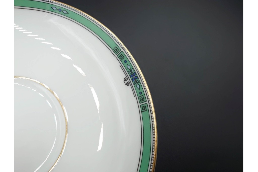 イギリス　WEDGWOOD(ウェッジウッド)　JADE(ジェイド)　クリーマー・トリオ6客セット　(R-087416)