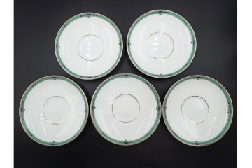 イギリス　WEDGWOOD(ウェッジウッド)　JADE(ジェイド)　クリーマー・トリオ6客セット　(R-087416)