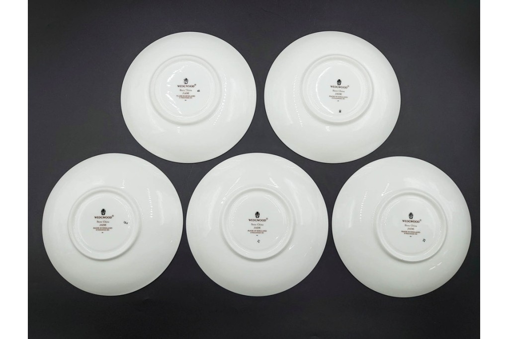 イギリス　WEDGWOOD(ウェッジウッド)　JADE(ジェイド)　クリーマー・トリオ6客セット　(R-087416)